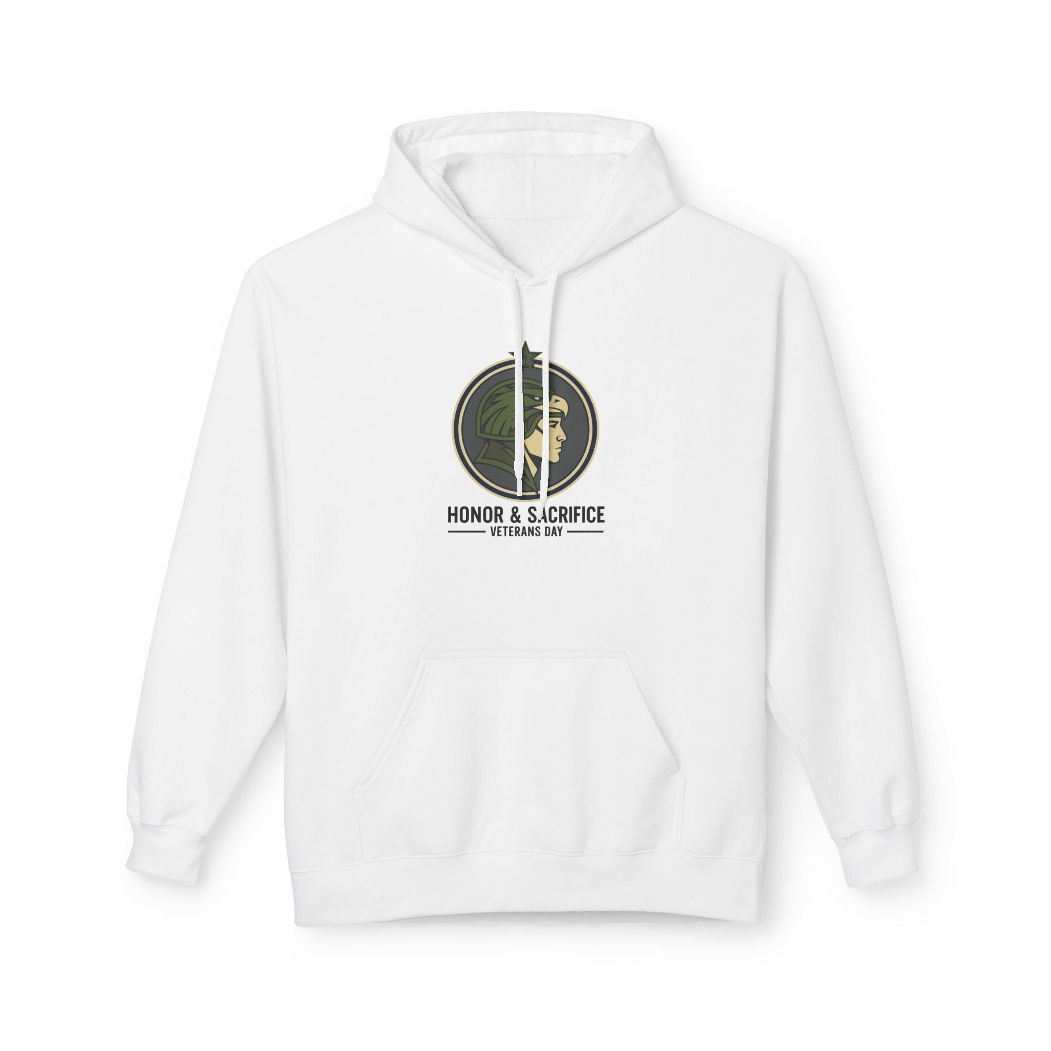 Fleece Hoodie - Honor & Sacrifice Design - Unisex Printify